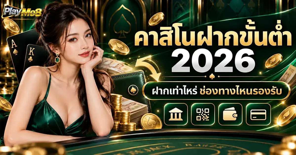คาสิโนฝากขั้นต่ำ Playme8
